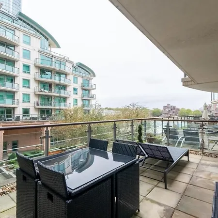 Apartment 2bd Flat W River View Balcony - Vauxhall!