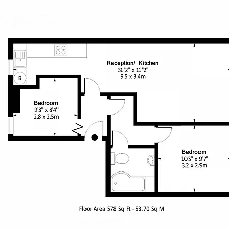 2 Bedroom In Center Of * Londýn