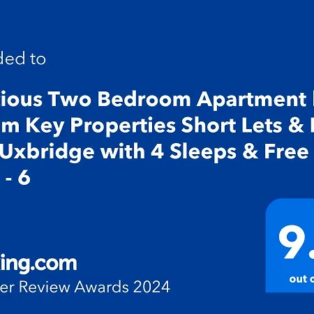 Two Bedroom By Dream Key Short Lets & Long Lets Uxbridge- 6 Apartment