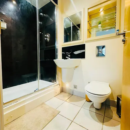Modern 2bed 2bath Canary Wharf - Upto 5 Person Londra