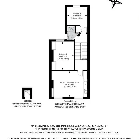 Modern Split Level 2br Spacious Maida Vale شقة *