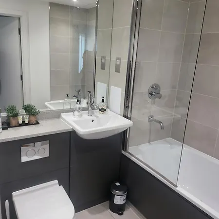 山林小屋 Kayz Lodge- Luxury Ensuite-private & Shared In A New House At The Olympic Village Overlooking Stratford Westfield And Tube Station 伦敦