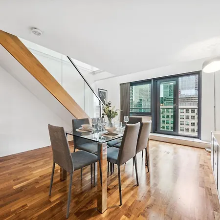 Canary Wharf Riverview 2floor Penthouse Holiday home