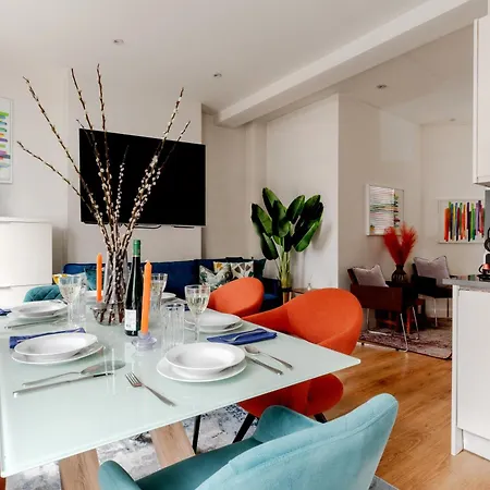דירה Architect's Sophisticated Private 3bed 3bath House Off Oxford St לונדון