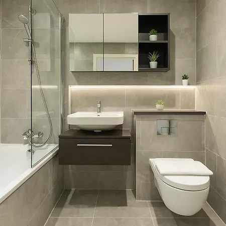 Modern 1-bed Flat - Icon Tower - New Build In One West Point *