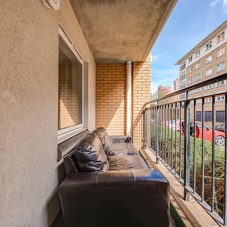 公寓 Canary Wharf O2 Excel Flat With Parking & Balcony 伦敦