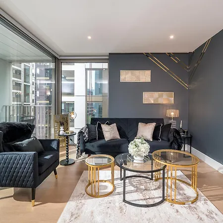 Apartment Battersea 2br Flat - Gym, Balcony, Parking, Great Location - Long Welcome *