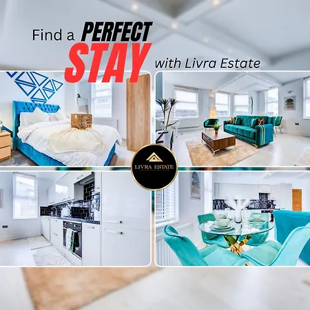 アパート Stylish 1 Bed By Livra Estate Short Lets & Serviced With Free Parking サットン