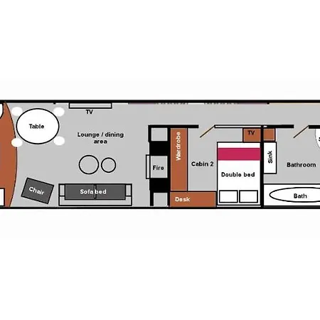 Luxury Boat - The Thistle Dream Botel Uxbridge