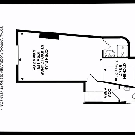 1-bed Studio- Sleeps 2- Nwlondon Kentish Town Apartment
