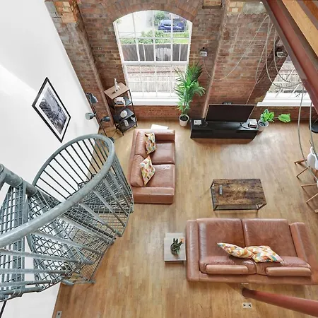 Apartment Large Industrial Style 2 Bedroom Short Term & Flexible Renting Canary Wharf With Free Wifi