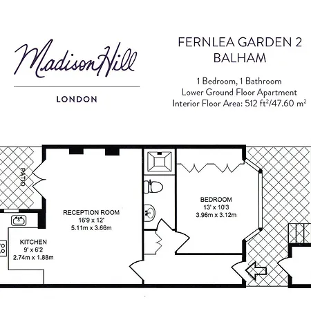 Madison Hill - Fernlea Garden 2 - One Bedroom Home Apartment