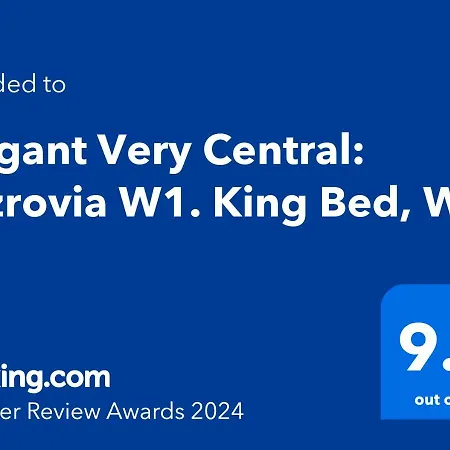 Apartment Elegant Very Central Fitzrovia W1 King Bed, Wifi, Nr Oxford St Affable Informative Host London
