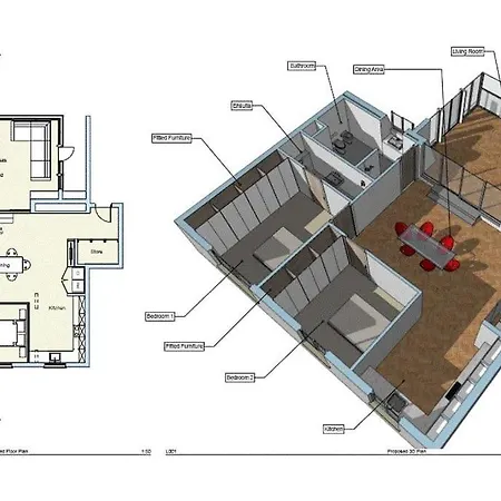 Superb Penthouse With 2 Bathrooms And Roof Terrace London