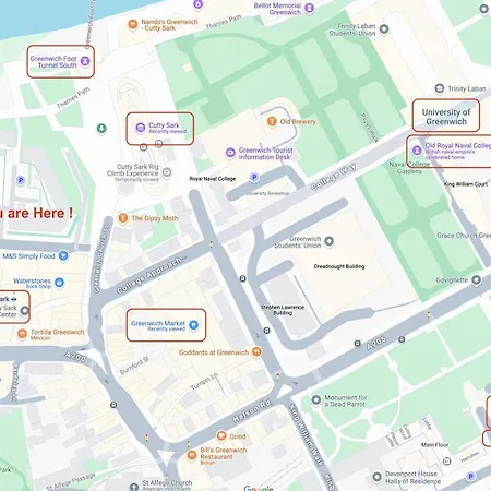 Apartment 2 Bedroom Flat In Greenwich Next To Cutty Sark *