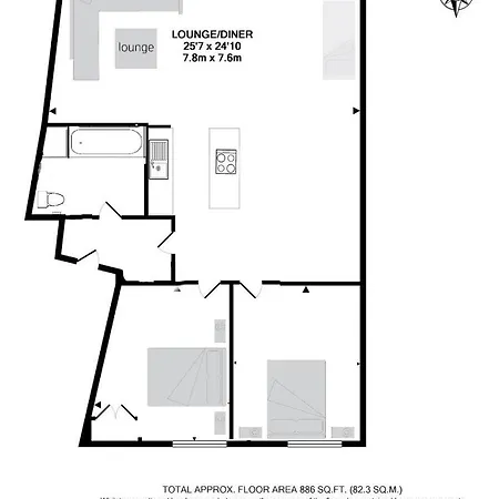 Apartment Cool Shoreditch Loft, 5 Pax *