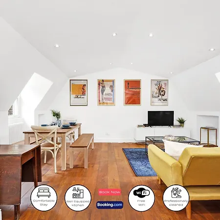 Loft Aartment Short Term & Flexible Renting Hackney With Free Wifi & Balcony Apartment *