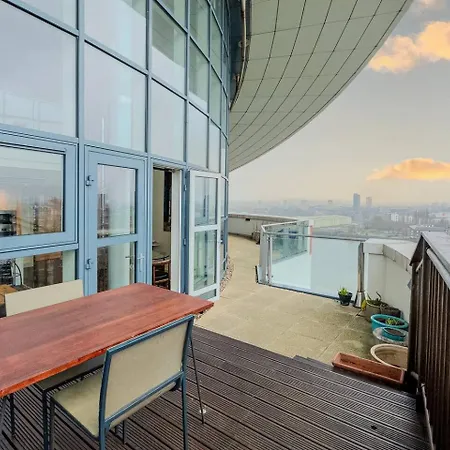 شقة Canary Wharf Riverside Penthouse