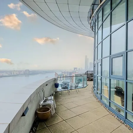 شقة Canary Wharf Riverside Penthouse