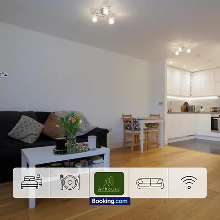 Apartment One Bedroom By Arhouse Short Lets & Serviced Kingston With Free Wifi *